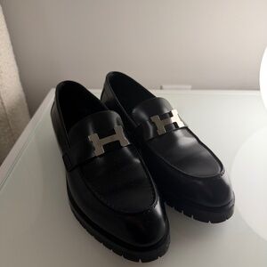 Hermes Faubourg Loafers women 38